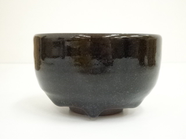 道具 ] - 道具 東大寺別当 守屋弘斎造 黒釉茶碗（共箱） | ネット